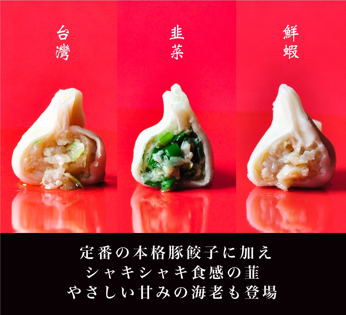 生冷凍　台湾水餃子　バリエーションパック　よりどり2袋
